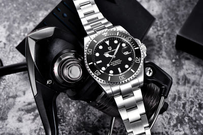 Watch Ceramic Bezel Luxury Sapphire Glass Waterproof Automatic