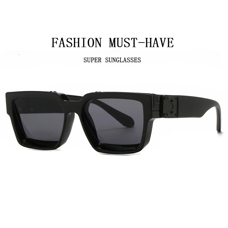 Sunglasses For Men Vintage Square Sun Glasses Fashion Lunette De Soleil - Watches & Accessories