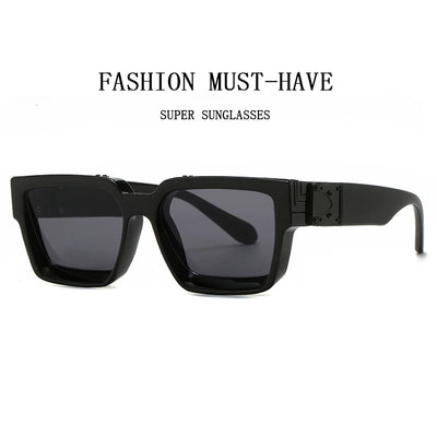 Sunglasses For Men Vintage Square Sun Glasses Fashion Lunette De Soleil - Watches & Accessories