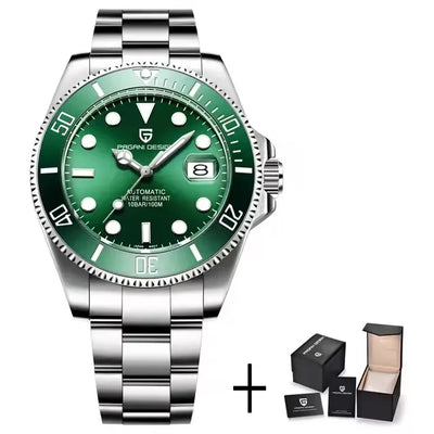 Watch Ceramic Bezel Luxury Sapphire Glass Waterproof Automatic
