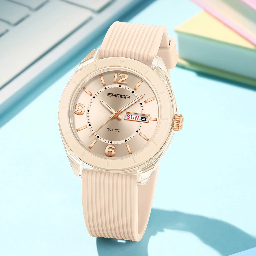 Quartz Watch for Women Elegant Luxury Wristwatch - Watches & Accessories