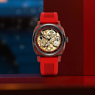 New ladies' watch flowers automatic mechanical - Watches & Accessories