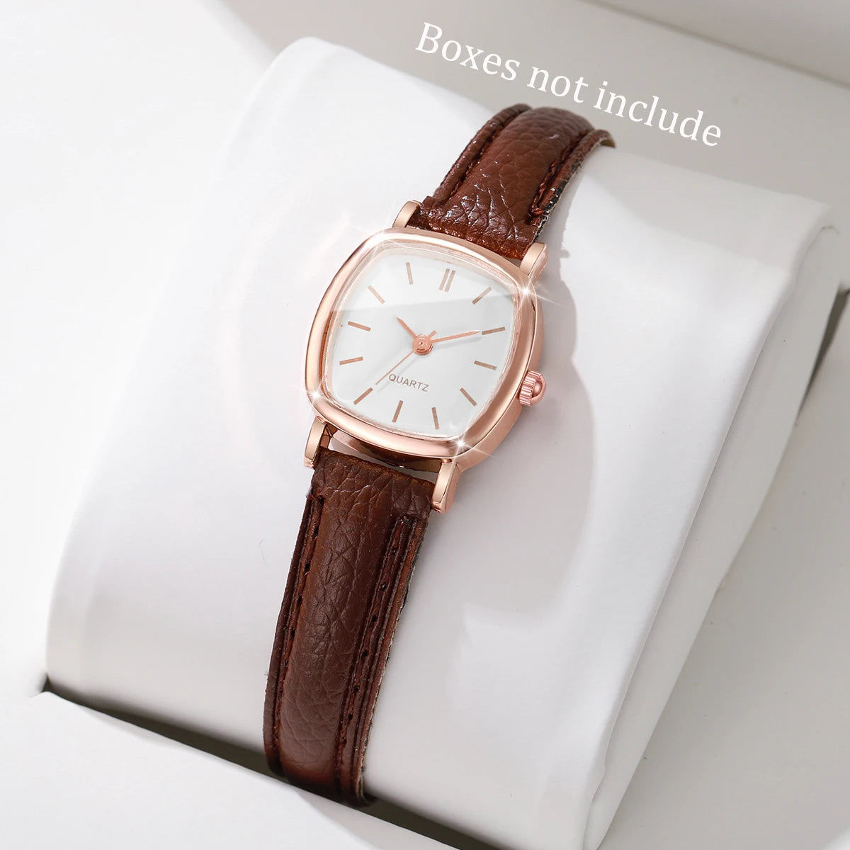 Quartz Watch Ladies Leather Wristwatches