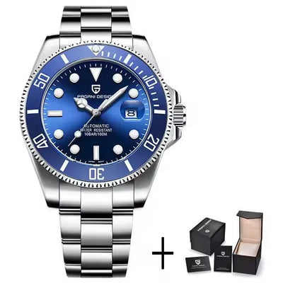Watch Ceramic Bezel Luxury Sapphire Glass Waterproof Automatic