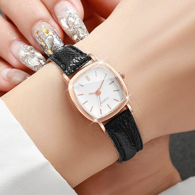 Quartz Watch Ladies Leather Wristwatches
