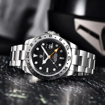 GMT Automatic Men Watch sapphire crystal Waterproof
