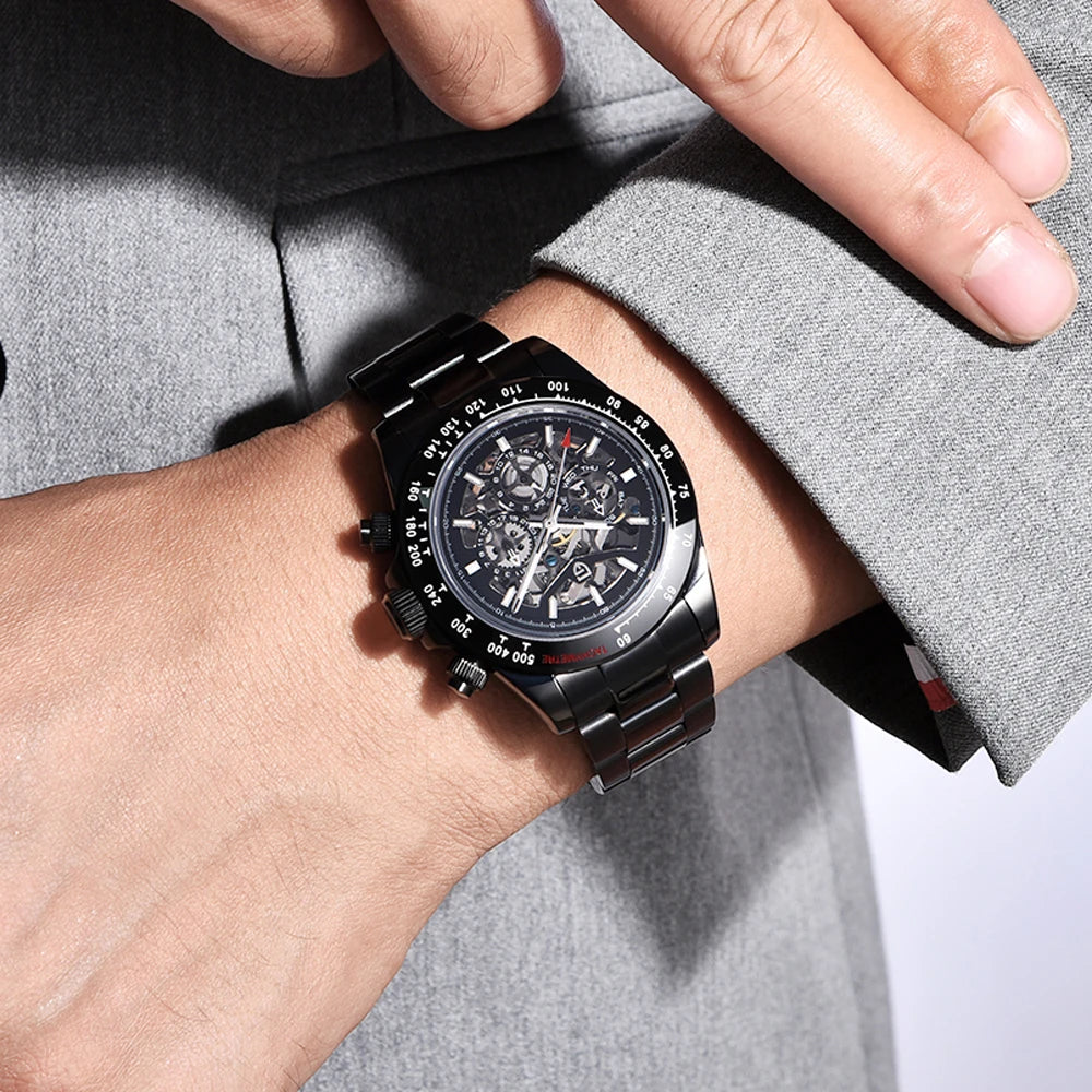 Watche for men Sapphire Mirror Ceramic Bezel - Watches & Accessories