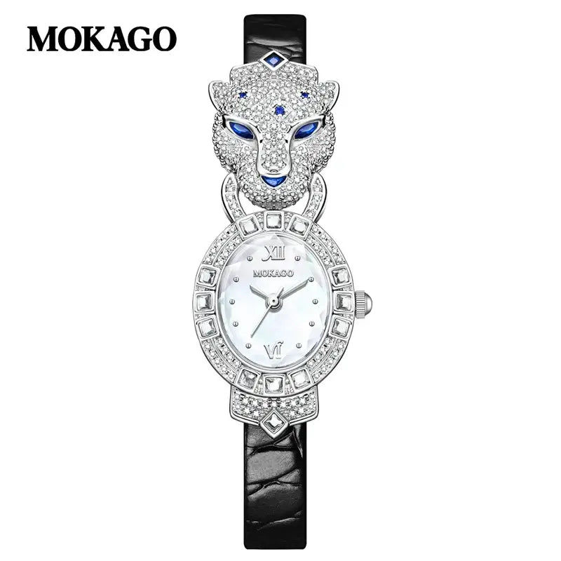 Luxury Ladies Wrist Watch Leather Belt Jewelry Watch - Watches & Accessories