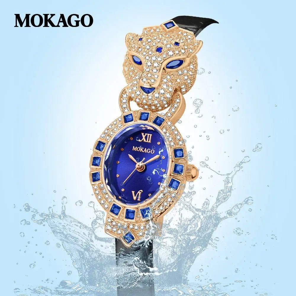 Luxury Ladies Wrist Watch Leather Belt Jewelry Watch - Watches & Accessories