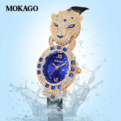 Luxury Ladies Wrist Watch Leather Belt Jewelry Watch - Watches & Accessories