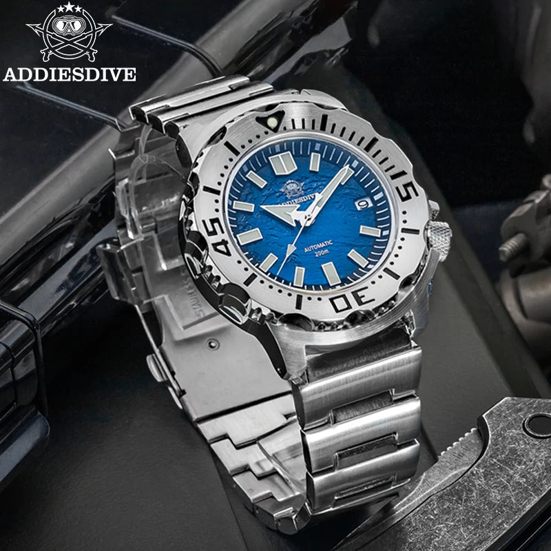 Watch Sapphire Glass Water Monster Automatic