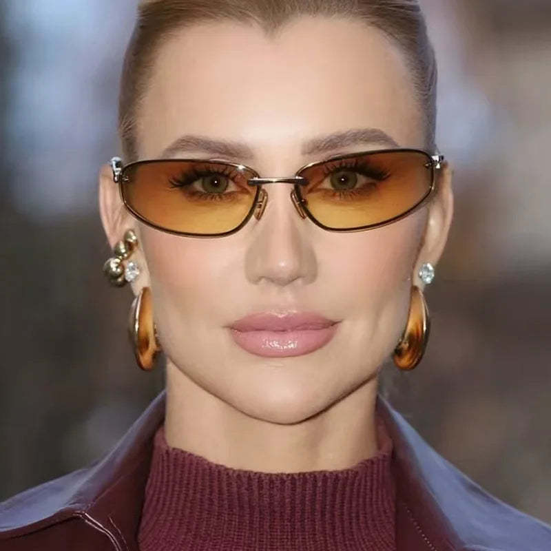 Lunettes de soleil Vintage pour femmes, verres dégradés élégants - Watches & Accessories