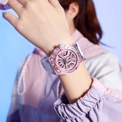 Montre Femme Automatique Ladies Skeleton Luxury - Watches & Accessories