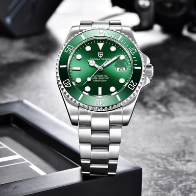 Watch Ceramic Bezel Luxury Sapphire Glass Waterproof Automatic