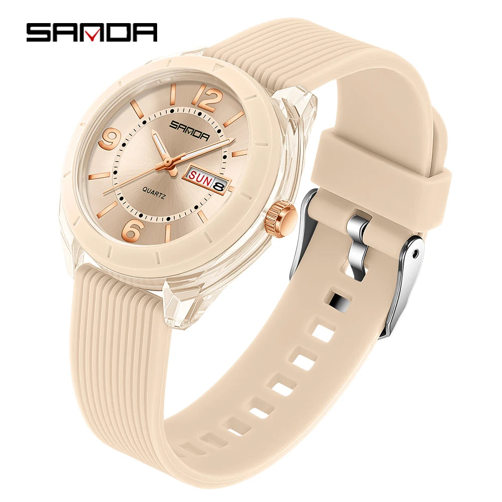 Quartz Watch for Women Elegant Luxury Wristwatch - Watches & Accessories