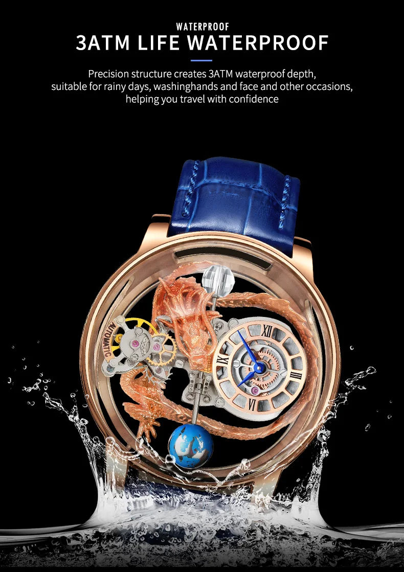 Mens Watches Diamond Tourbillion Luxury Astronomia - Watches & Accessories