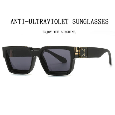 Sunglasses For Men Vintage Square Sun Glasses Fashion Lunette De Soleil - Watches & Accessories