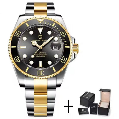 Watch Ceramic Bezel Luxury Sapphire Glass Waterproof Automatic