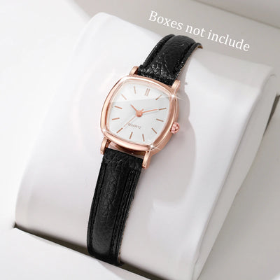 Quartz Watch Ladies Leather Wristwatches