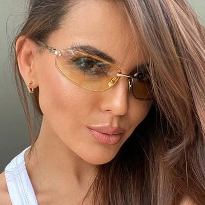 Lunettes de soleil Vintage pour femmes, verres dégradés élégants - Watches & Accessories