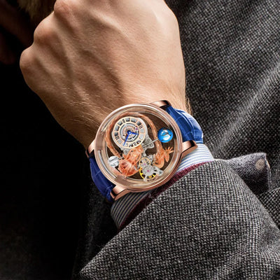 Mens Watches Diamond Tourbillion Luxury Astronomia - Watches & Accessories