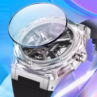 Montre Femme Automatique Ladies Skeleton Luxury - Watches & Accessories