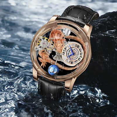 Mens Watches Diamond Tourbillion Luxury Astronomia - Watches & Accessories