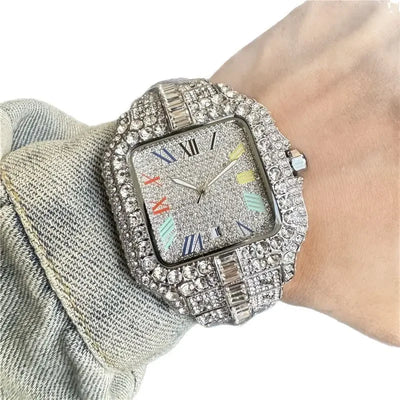 Diamond Watch Men Fashion Luxury