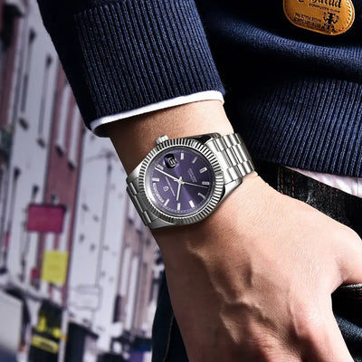 Mens Mechanical Watches Gold Luxury Automatic - Watches & Accessories