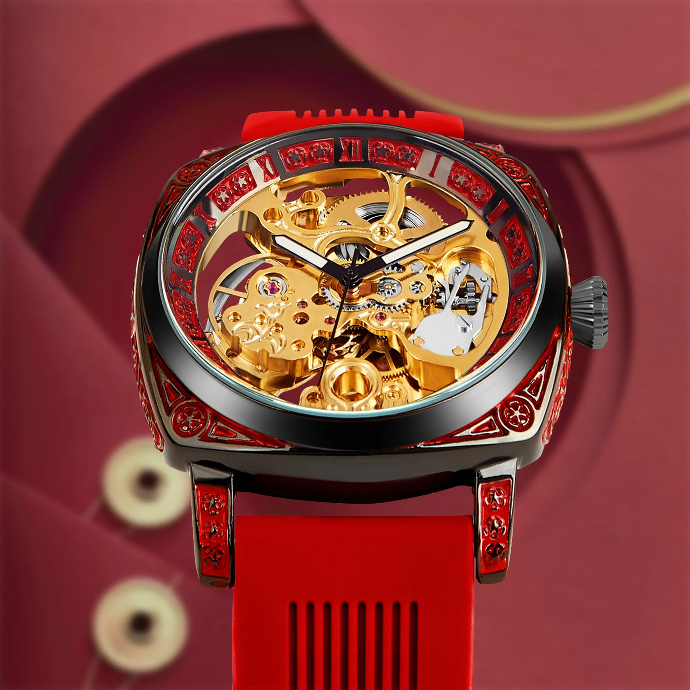 New ladies' watch flowers automatic mechanical - Watches & Accessories