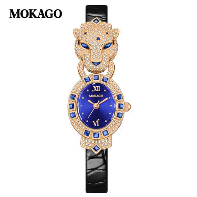 Luxury Ladies Wrist Watch Leather Belt Jewelry Watch - Watches & Accessories