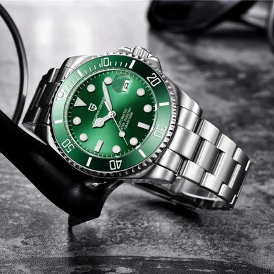 Watch Ceramic Bezel Luxury Sapphire Glass Waterproof Automatic