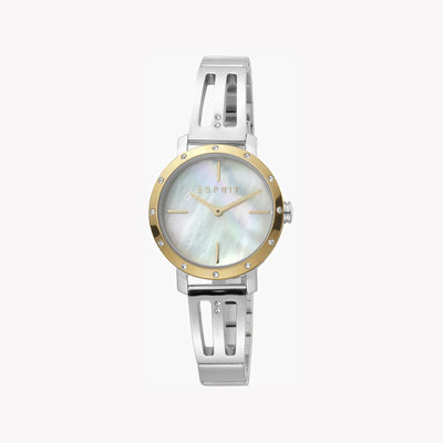 Esprit Women's Stainless Steel Watch, White Mother of Pearls | ES1L123M0078-1