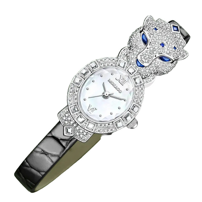 Luxury Ladies Wrist Watch Leather Belt Jewelry Watch - Watches & Accessories