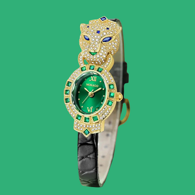 Luxury Ladies Wrist Watch Leather Belt Jewelry Watch - Watches & Accessories