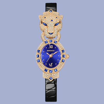 Luxury Ladies Wrist Watch Leather Belt Jewelry Watch - Watches & Accessories