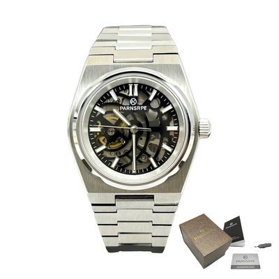 Automatic Watch Men Case Sapphire Transparent Wristwatch - Watches & Accessories