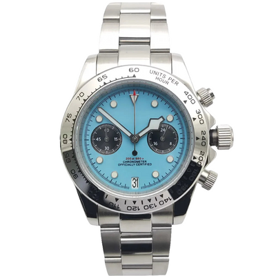 Men's watch new design vintage quartz waterproof sapphire - Watches & Accessories